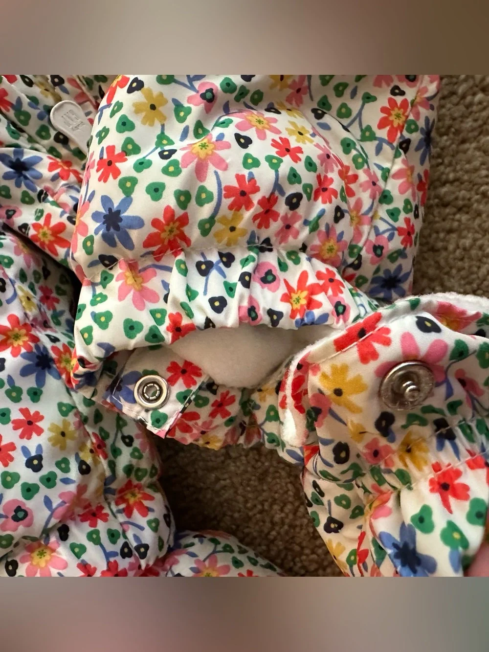 Baby Gap Girl Snowsuit Floral Print 6-12 months 🌼🌸